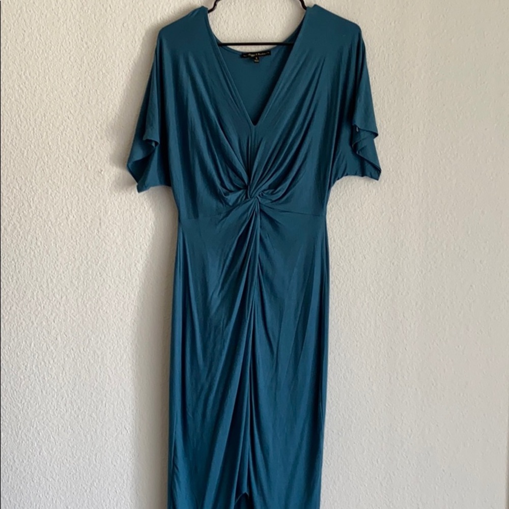 Blue-green Summer dress